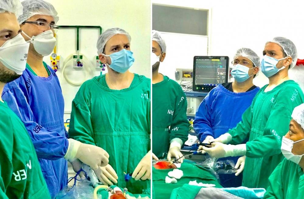 Evangelina Rosa realiza primeira cirurgia por videotoracoscopia em recém-nascido em hospital público do Piauí